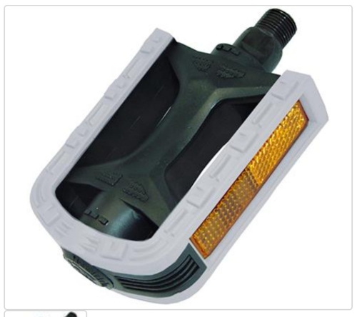 Pedal 1/2 bicolor bco pto metalciclo