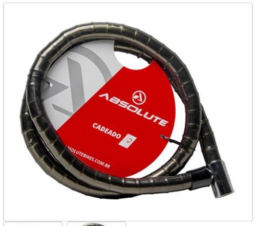 Cadeado 1.5mx22mm anel.chave tetra absolute