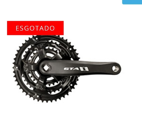 [10013]Pedivela braço triplo 28/38/48 alumí pto gta