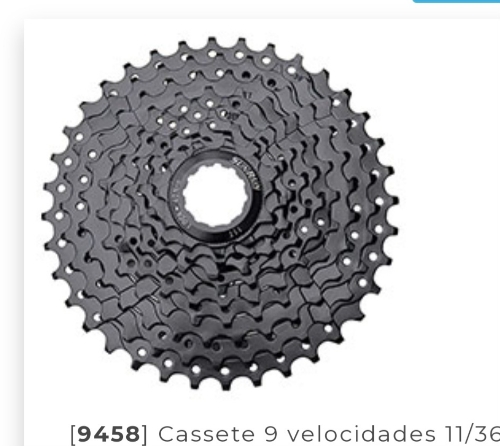 Roda livre cassete k9 11/36 pto sunrun