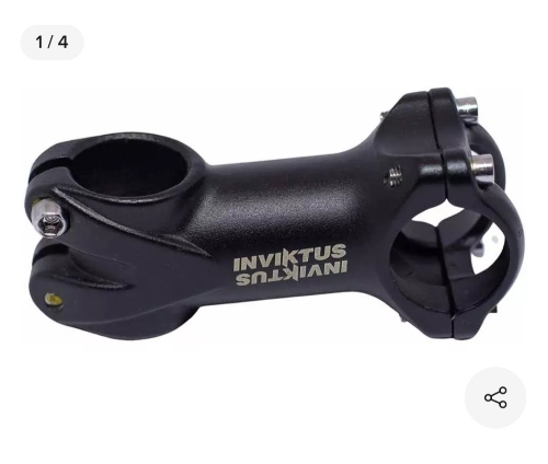 Suporte guidão alumí,80mm pto inviktus