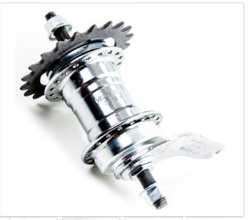 Cubo contra pedal 36 furos  c/rosca velo