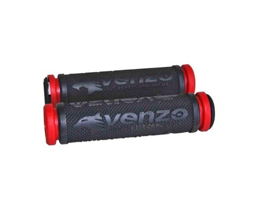 Manopla Punho mtb pto/verm venzo
