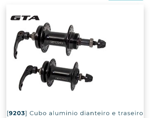 Cubo alumí dian/tras 36f esferas GTA