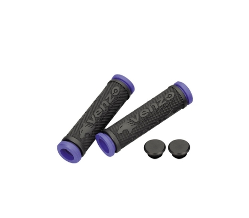 Manopla Punho mtb pto/azul venzo