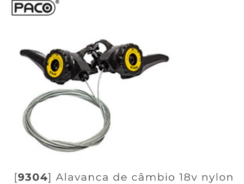 Alavanca passador câmbio paco