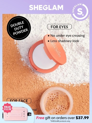 SHEGLAM Insta-Ready Polvo Fijador Para Cara Y Ojeras Duo- Natural