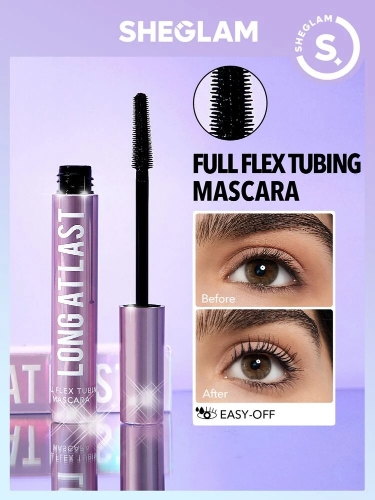 SHEGLAM Máscara De Pestañas Tubing Flexible