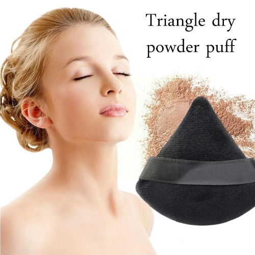 Borla de maquillaje triangulares