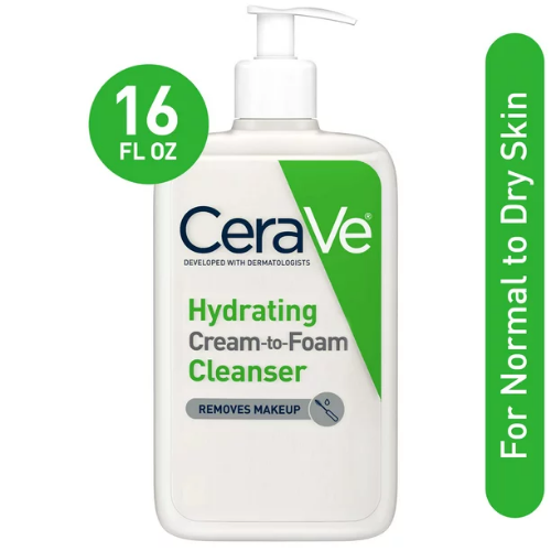 Cerave Hydrating Cream to Foam Cleanser
