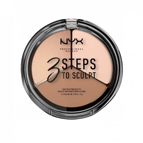 NYX Pro Makeup 3 Steps To Sculpt Face Sculpting Palette
