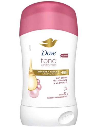 Dove Tono Uniforme Con Aceite de Calendula- En Barra 45g
