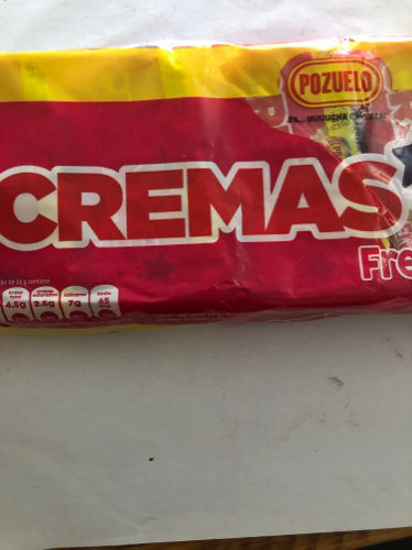 Galleta Cremas Fresa