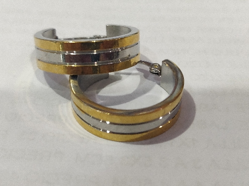 ARGOLLA EN ACERO HOGGY GRANDE TRANCADERO PALITO 23X6MM ARA000914