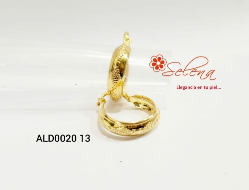 ARGOLLA EN LAMINADO TIPO CANDONGA PEQ. FIGURA DIAMANTADA ALD002013