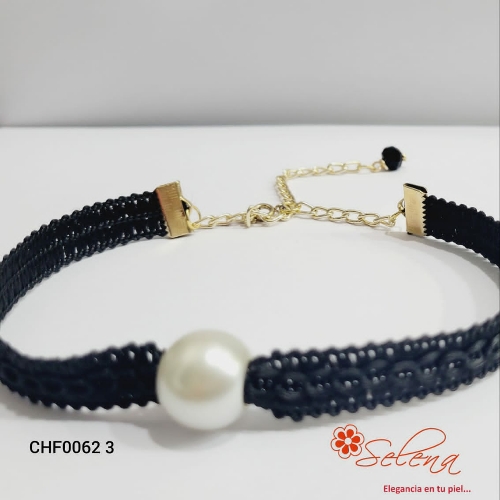 CHOQUER CORDÓN PLANO /PERLA CHF00623