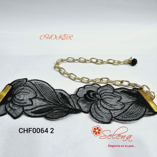 CHOQUER EN TORCHON 2 FLORES/HOJAS SENCILLAS CHF00642