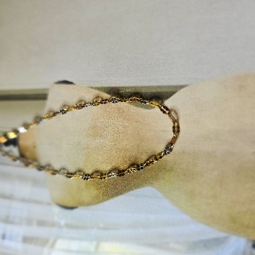 C ADENA EN ACERO ESLABONNES LABRADOS PLANOS EN CARTIER 0,5MM CSA00053