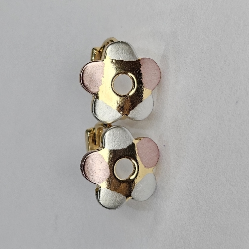 ARGOLLA EN LAMINADO CARTIER DETALLE DE FLOR ALD004310