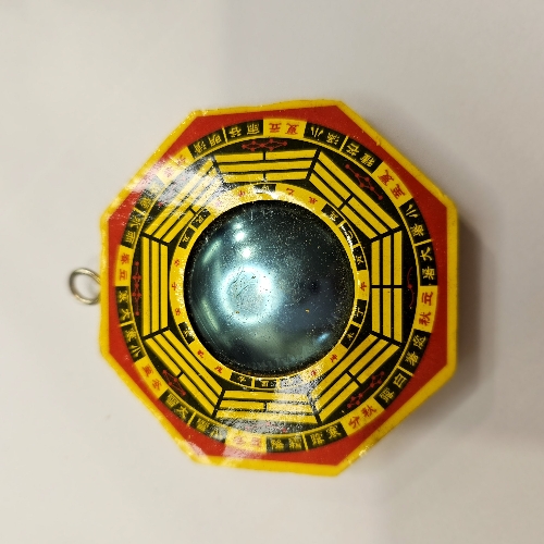AMULETO ESPEJO CHINO  Pa Kua Feng Shui  CONCAVO Y CONVENXO