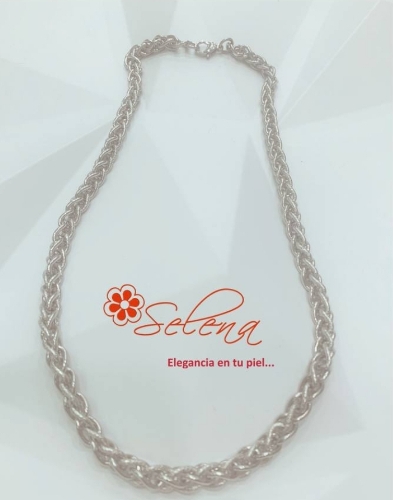 CADENA EN ACERO  GRUESA DOBLE ESLABON LISO Y LABRADO CSA00126