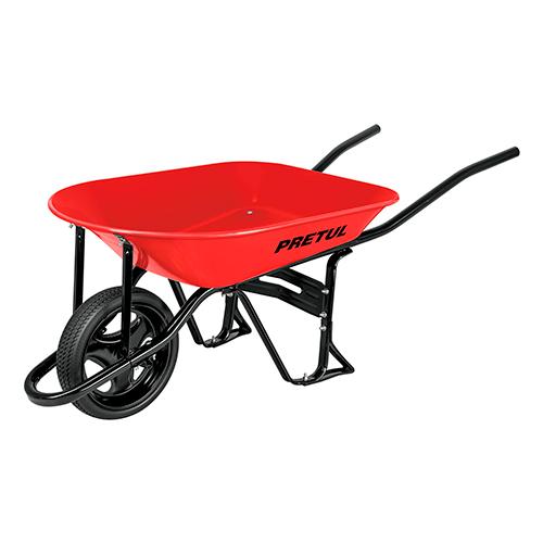 Carretilla, solida, roja PRETUL