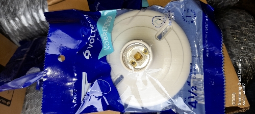 Portalámpara de baquelita 4-1/2" de sobre poner