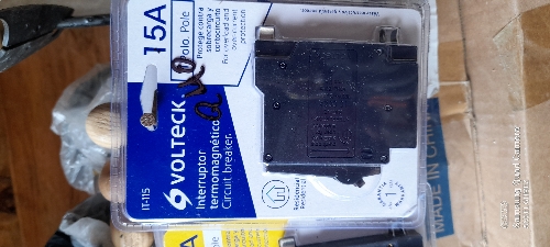 Interruptor Termognetico 1 polo 15A VOLTECK