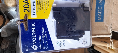 Interruptor Termognetico 1 polo 20A VOLTECK