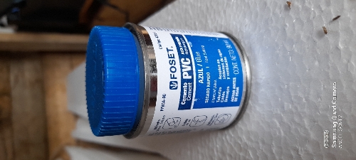 Pegamento Azul Para PVC. Bote 90 ml