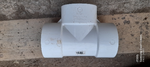 Tee pvc de 4" (100mm) AP Durman