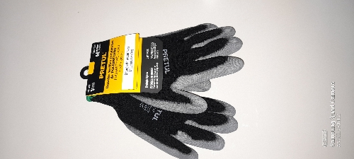 Guante de nylon/poliuretano Mediano, Truper