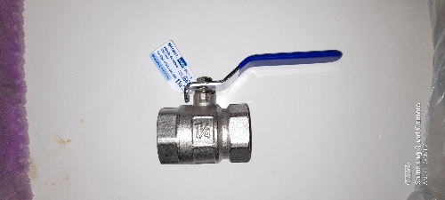 Valvula de esfera 1-1/4" Roscable  de latón  Foset