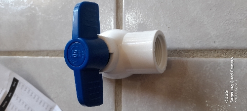 Valvula de esfera de pvc 3/4" Roscable FOSET