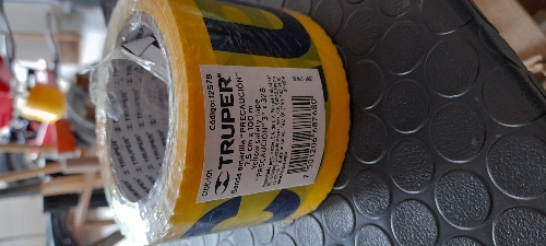 ROLLO DE 100 M DE CINTA DELIMITADORA PRECAUCION TRUPER