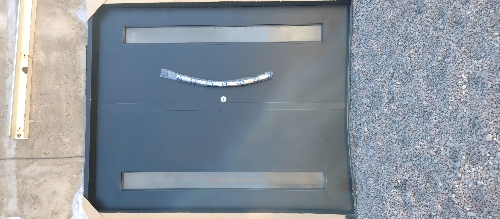 Puerta doble hoja vidriada 1,69*2 c/barral
