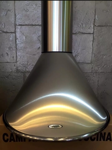 Campana acero inoxidable circular, con motor turbo
