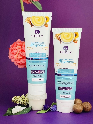 Mascarilla curly mayonesa