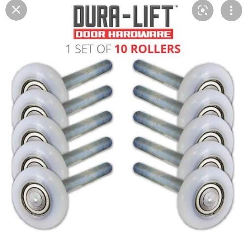 10 Ruedas de Nylon de 4"