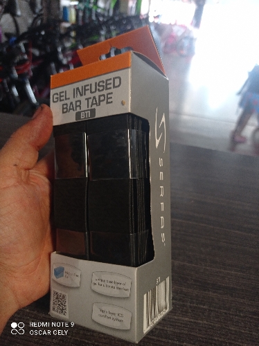 Cinta serfas gel infused manubrio ruta