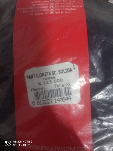 Licra T XL enjoy fem sin tiras