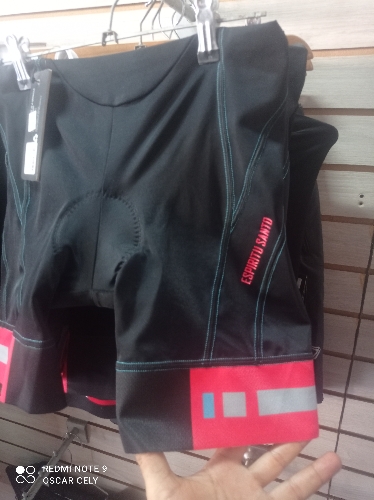 Licra L safety pace coral con tiras fem