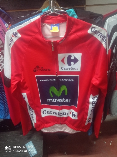 Camisa M Movistar vuelta españa manga larga