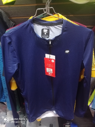 Camisa L enjoy selection blu m/larga