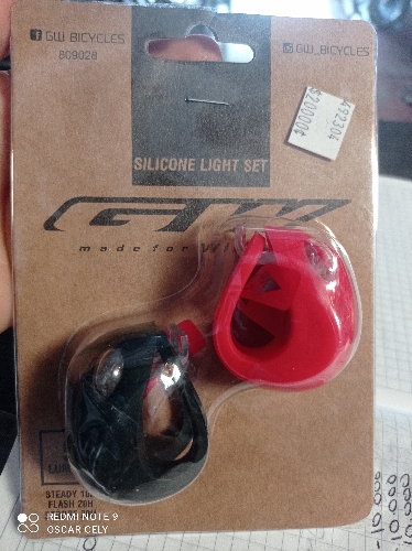 Luz gw sapito roja negro