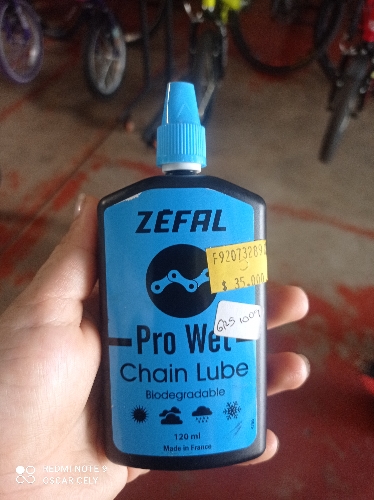 Aceite Lubricante cadenilla zefal pro wet