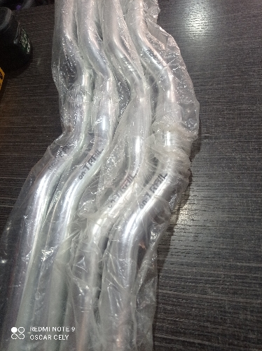 Manubrio aluminio curva t.t
