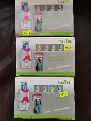 Set porta cepillo dental y pasta