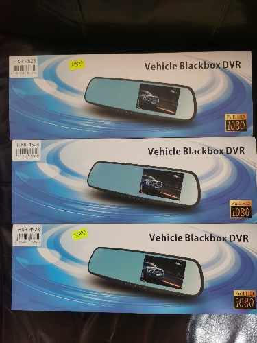 Cámara retrovisor y trasera DVR automovil