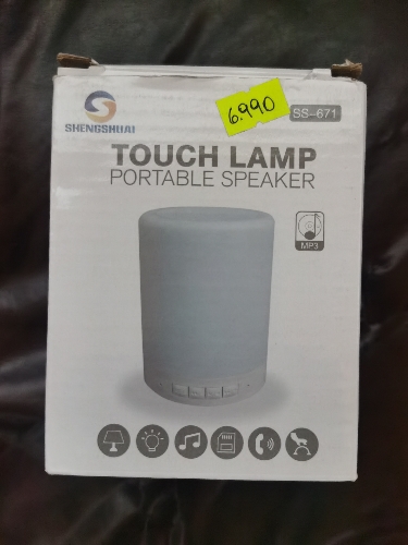 Parlante bluetooth touch con led cargador